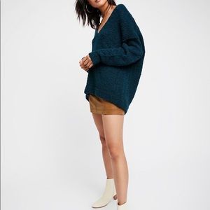 Free People Lofty V Neck sweater